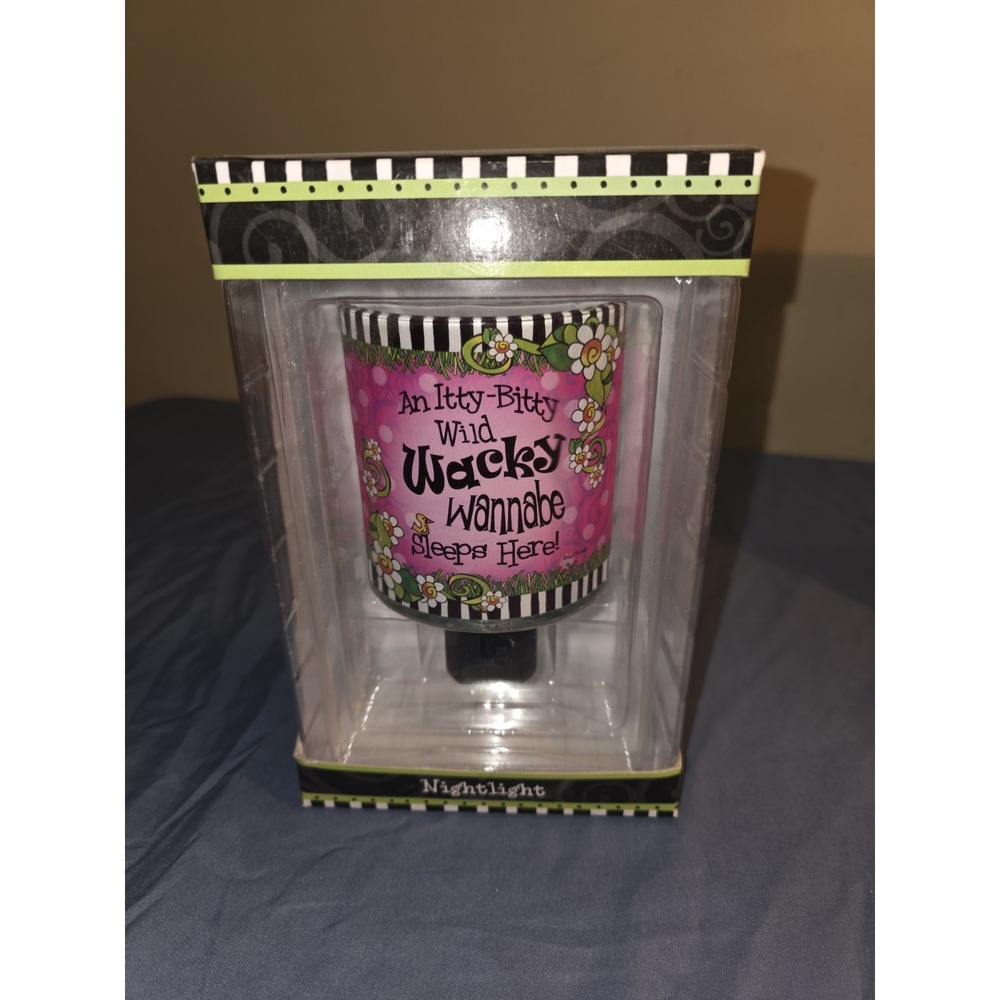 Suzy Toronto Nightlight NEW in Box An Itty Bitty Wild Wacky WannaBe Sleeps Here